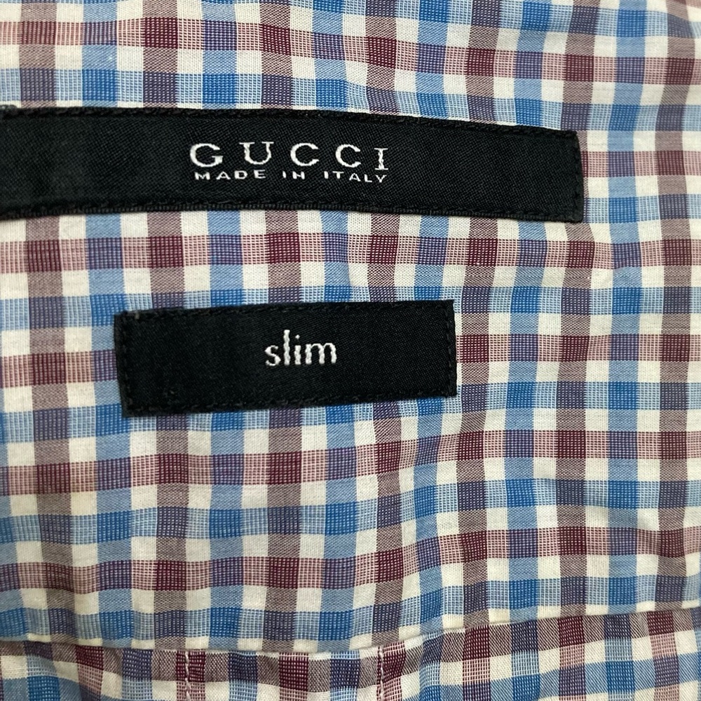 Gucci small slim button down